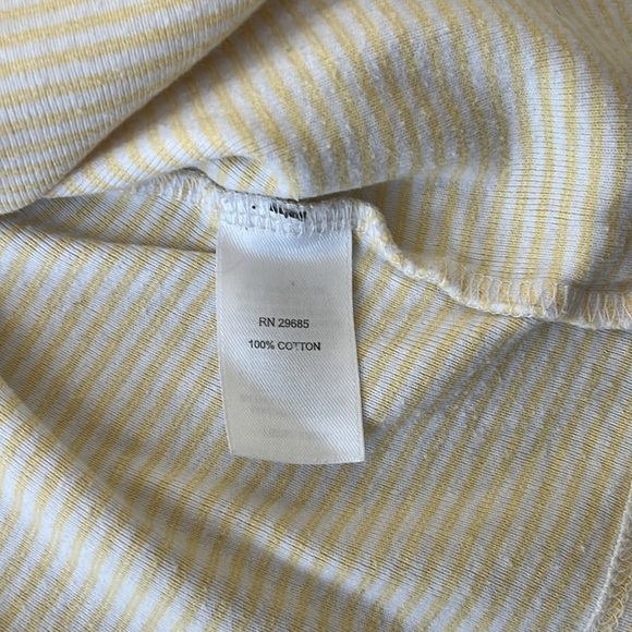 Pendleton Tank Top Sleeveless 100% Cotton Striped white cream Size S - Picture 7 of 8